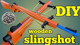 Diy wooden slingshot