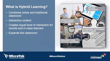 Bridging the Gap Between Classroom and Virtual Training with Hybrid Learning