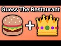 Guess The Fast Food Restaurant From Emojis