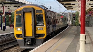 10:28 Skipton to Leeds 11:06 - Class 158 Northern (Airedale Express)