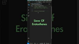 Sieve of Eratosthenes Explained in 90 Seconds 🔥 | Must-Know Prime Number Trick for Coders!