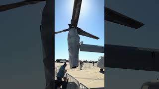 Boeing V-22 Osprey up. MCAS Miramar Airshow 25/09/26. Insane piece of kit.