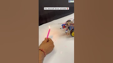 This Robot Detects & Fights Fire Instantly #roboarmy #stemprojects #arduinoproject #firefighter