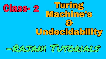 Formal Languages and Automata Theory | Flat |Turing Machine