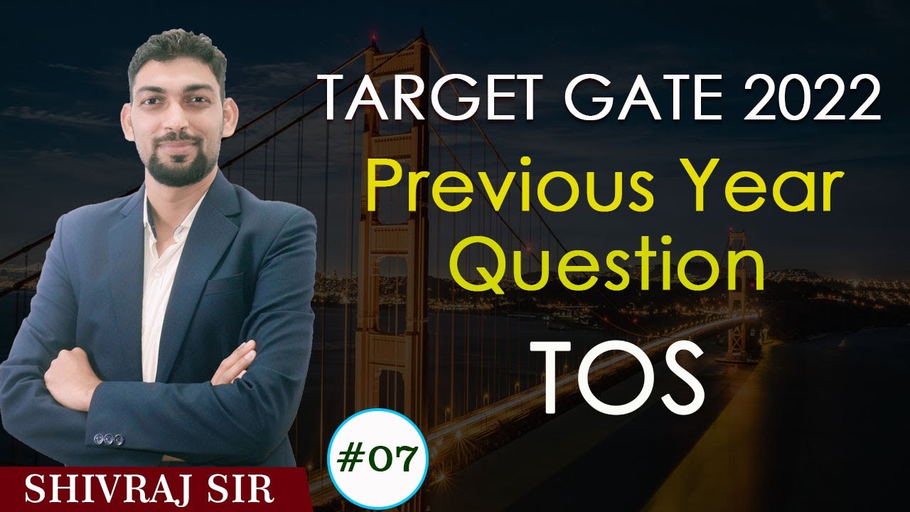 #07 GATE Paper Solution | Civil Engineering | Theory Of Structure ...