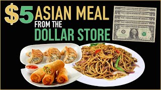 $5 Asian Meal from the Dollar Store - IS IT GOOD | SNACK THERAPY