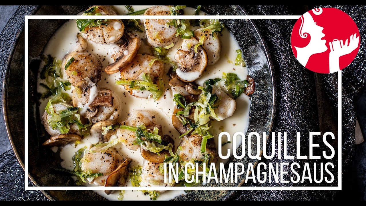 Coquilles in champagnesaus | OhMyFoodness