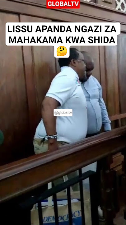 VIDEO: TUNDU LISSU APANDA NGAZI ZA MAHAKAMA KWA SHIDA NA RUNDO LA VITABU🤔#lissu #chadema #globaltv