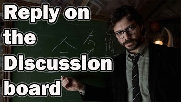 Reply to at Least Three Posts on the Discussion Board