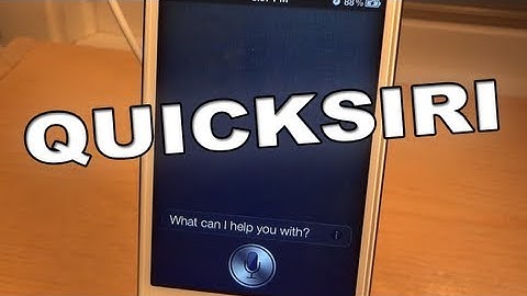 QuickSiri - Default Fullscreen & Increases Speed