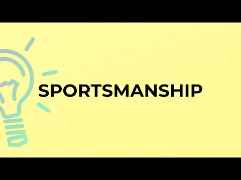 Vídeo: Qual é o sinônimo de desportivismo?