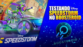 TESTEI DISNEY SPEEDSTORM GRÁTIS no BOOSTEROID CLOUD GAMING Jogue em PC fraco, Android, IOS e TVs