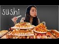 FRIED SHRIMP, SALMON, TUNA, SASHIMI, SUSHI 먹방  MUKBANG WITH MY BOYFRIEND