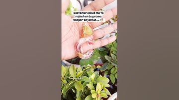 Resin Custom Name Keychain|DIY Keychains|ResinAlphabetKeychains#shorts#viral#keychain