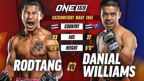 Muay Thai In 4-Ounce Gloves Is Wild 💥🤯 Rodtang vs. Danial Williams