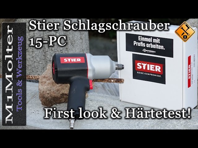 Stier Schlagschrauber 15 PC mit 12'' Antrieb - First look and test von  M1Molter -Werbung- - YouTube