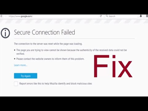 Fix Secure Connection