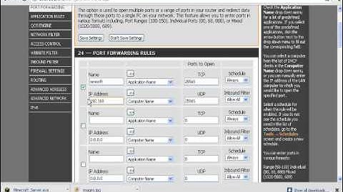 Minecraft server setup (D-Link) Part 2