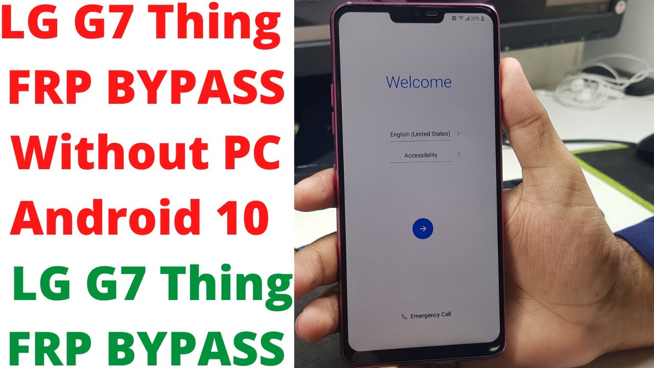 LG G7 Thing Frp Bypass Without PC Android 10 | LG G7 Thing Frp Bypass