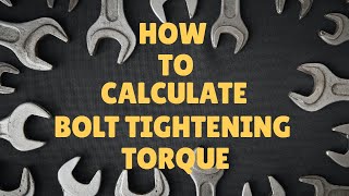 how to calculate bolt tightening torque screenshot 2