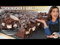 Schoko-Vanille-Traum / Saftiger Schokoladenkuchen mit Vanillefüllung