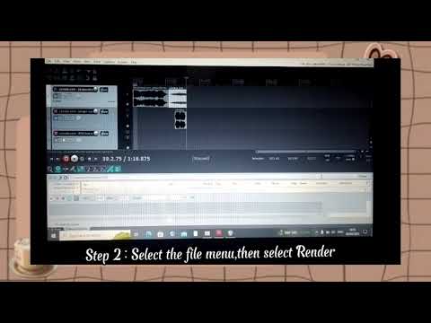 HOW TO RENDER MP3 OR WAV IN REAPER APPLICATION - YouTube