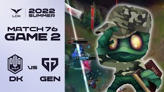 짬에서 나온 바이블 | 담원 기아 vs. 젠지 게임2 하이라이트 | 08.05 | 2022 LCK 서머 스플릿