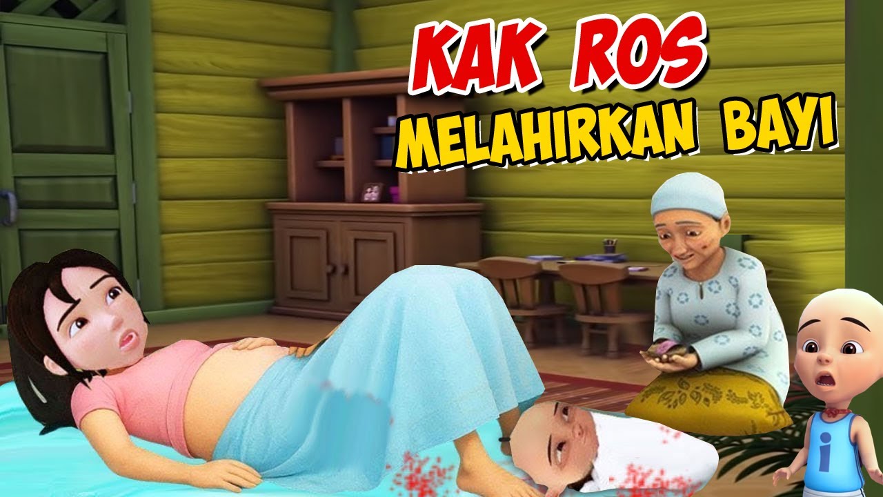 Kak Ros Melahirkan anak bayi , Upin ipin Kaget ! GTA Lucu