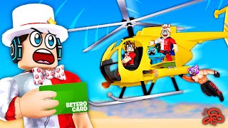 Estourei o CARTÃO do meu Pai pra Viajar de HELICÓPTERO - Dusty Trip | Roblox