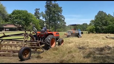 Baling Our Own Hay For The First Time