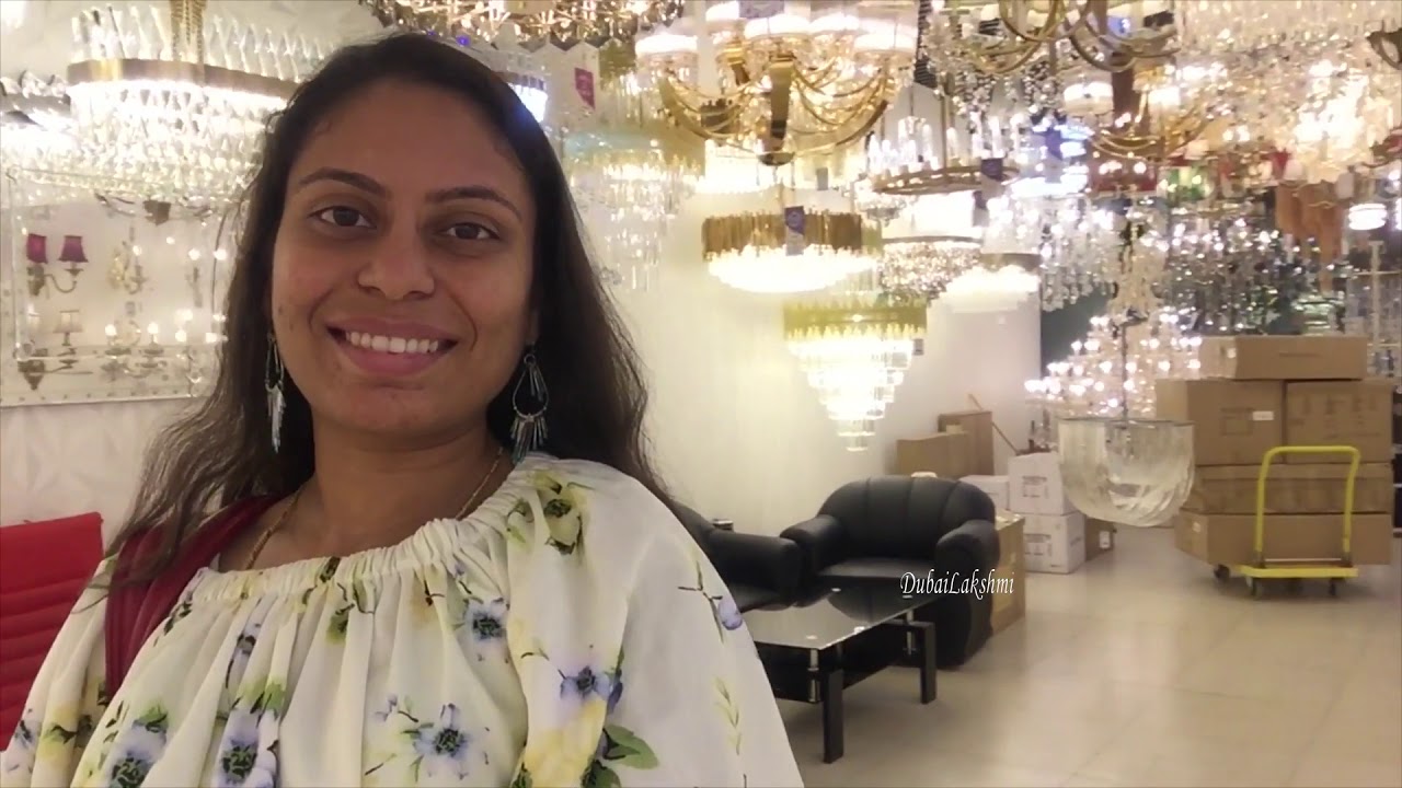 VLOG Luxury chandeliers in dubai కళ్ళు జిగెల్ జిగెల్ Crystal