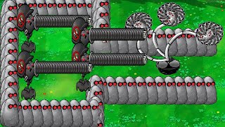 Doom Repeater Threepeater Gatling Pea vs 999 Giga Gargantuar vs Dr. Zomboss - Plants vs Zombies Hack