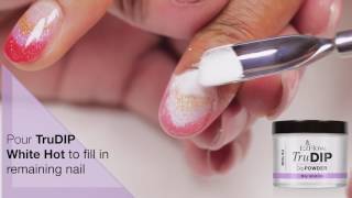 TruDip Nail Dipping Tutorial - Chevron Nail Art