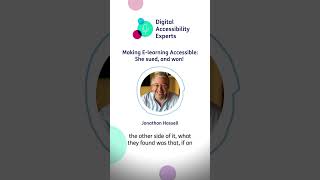 She sued, and won! #digitalaccessibility #inclusivedesign #leadership