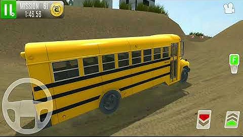 Gas Station 2 : Highway Service #1 - School Bus Parking Driving - Android Gameplay