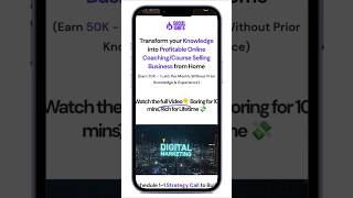 Turn your skills into Profitable Online Coaching Business | Tamil |
