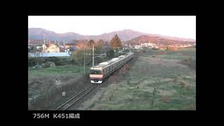 ＪＲ水戸線　2021/12/03　普通列車（赤電）