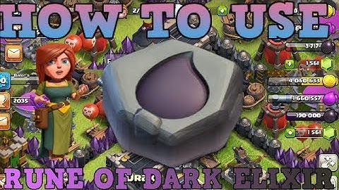 HOW TO USE RUNE OF DARK ELIXIR 🤔