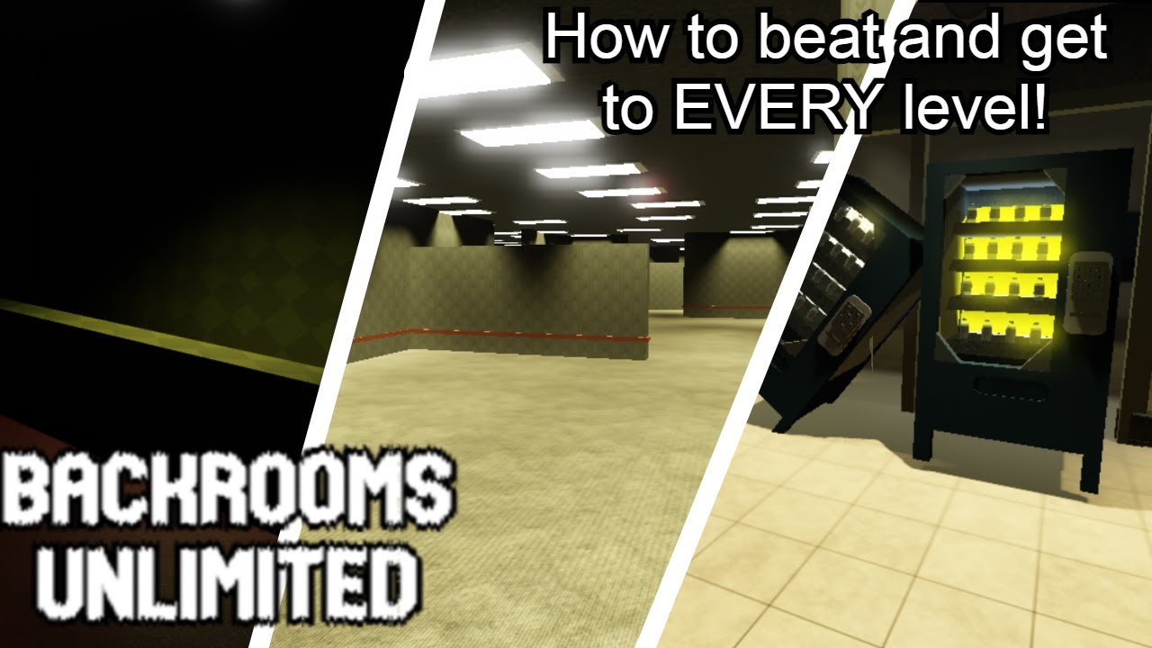 Backrooms Unlimited how to beat EVERY level in the game