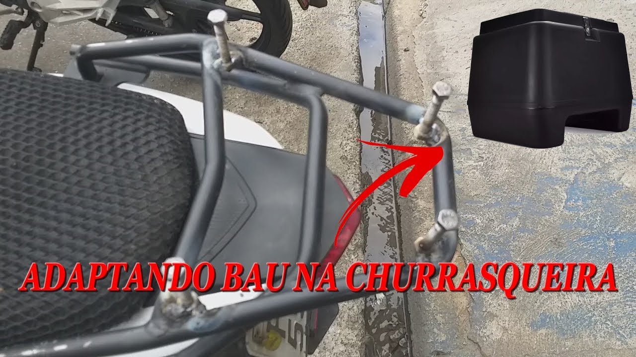 ADAPTANDO BAU NA CHURRASQUEIRA!!!