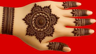 Tikki Teej Mehndi Design Mehndi Design Simple Mehandi Ka Design Cone Designs Mehandi ...