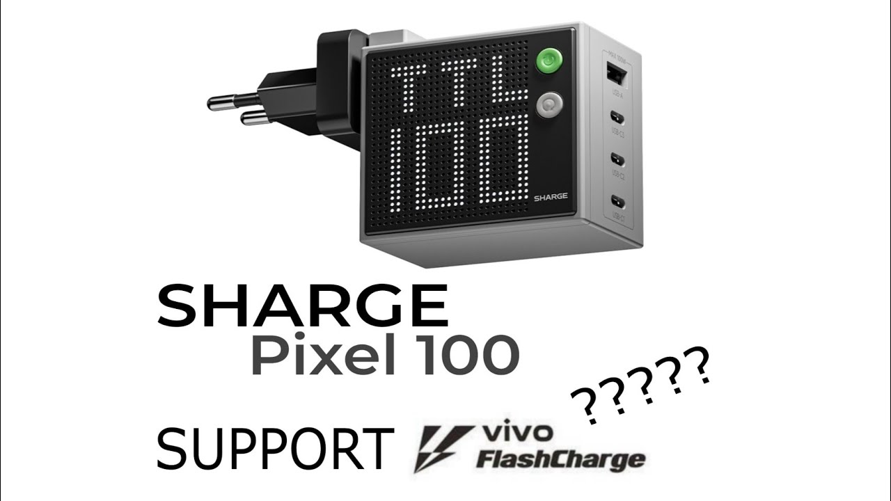 Sharge pixel 100 indonesia|Apakah support flashcharge?Apakah bisa jadi adaptor alternatif Vivo/iqoo?