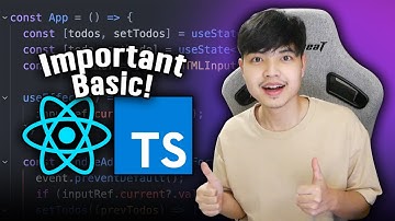 เรื่องพื้นฐานที่ควรรู้ในการเขียน TypeScript ใน ReactJS 👨‍💻💯