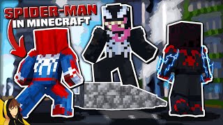SPIDERMAN, VENOM & VULTURE BOSSES!?! | Minecraft [Fisks Superheroes Mod]