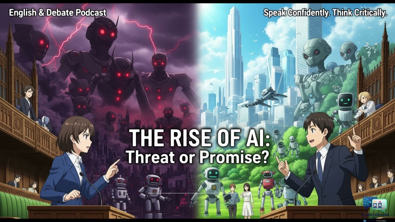 The Rise of AI: Threat or Promise? | British Parliamentary Debate | English Podcast