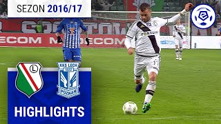 Legia Warszawa - Lech Poznań 2:1 | SKRÓT | Ekstraklasa 2016/17 | 13. Kolejka