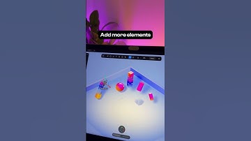 Spline 3D scene with physics and + Framer [no-code websites builder] #webdesign #spline