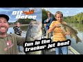 Fun in the tracker jet boat