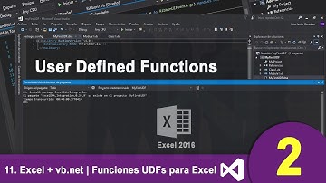 11. Excel + vb.net | Cómo crear funciones UDFs para Excel en vb.net Parte 2