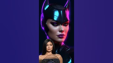 Kylie Jenner 😻transforms into Catwoman in this epic short! #kyliejenner #catwoman #superhero #short